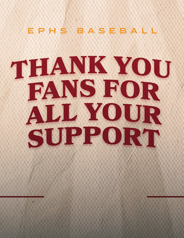 A sign that says “Thank Fans for All Your Support" on it. AI generated content
