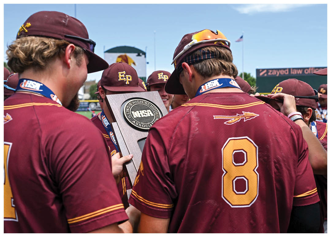 A group of football players on a field, one of them holding a football. AI generated content