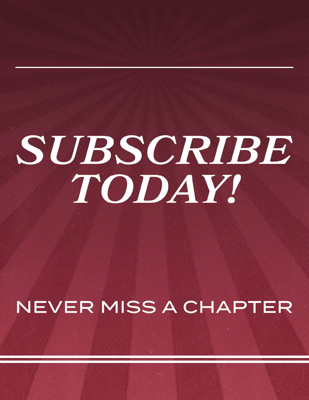 A red and white sign advertising a subscription service. AI generated content