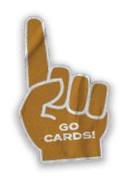A collection of stickers featuring a baseball player, a fan, a baseball glove, a baseball bat, a fan holding up a sign, and a fan holding up a card. AI generated content