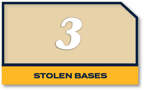 3,stolen base