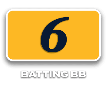 6,batting bb