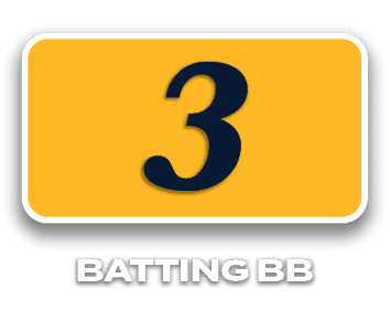 3,batting bb