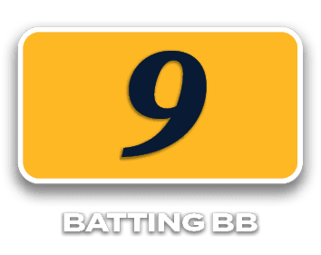 9,batting bb