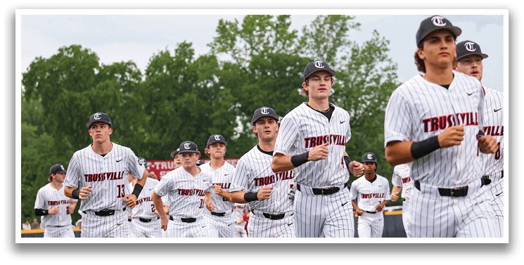 A group of baseball players in uniforms are walking on a field. AI generated content