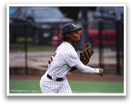 A baseball player in a white uniform is throwing a ball. AI generated content