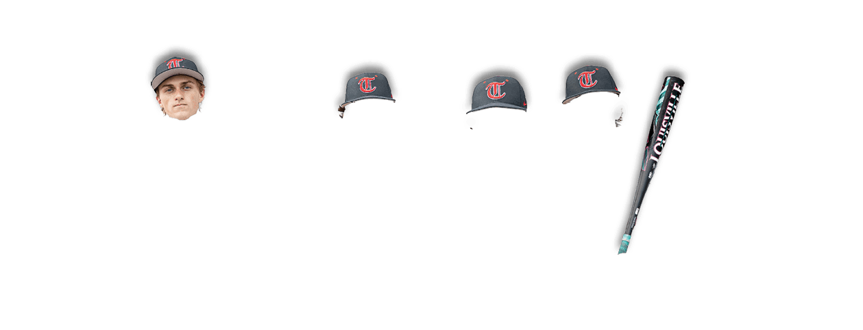 Four baseball players pose for a group photo. AI generated content