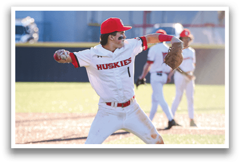 A baseball player wearing a red cap and white uniform is throwing a ball. AI generated content