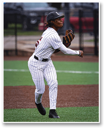 A baseball player in a white uniform is throwing a ball. AI generated content