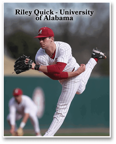 A baseball player in a red and white uniform is in the middle of a pitch, with his leg in the air. AI generated content