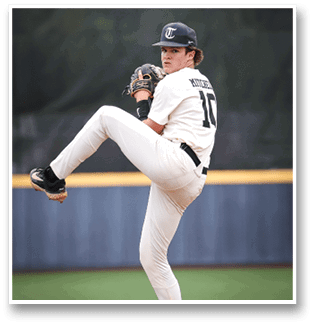 A baseball player in a white uniform is in the process of throwing a ball. AI generated content