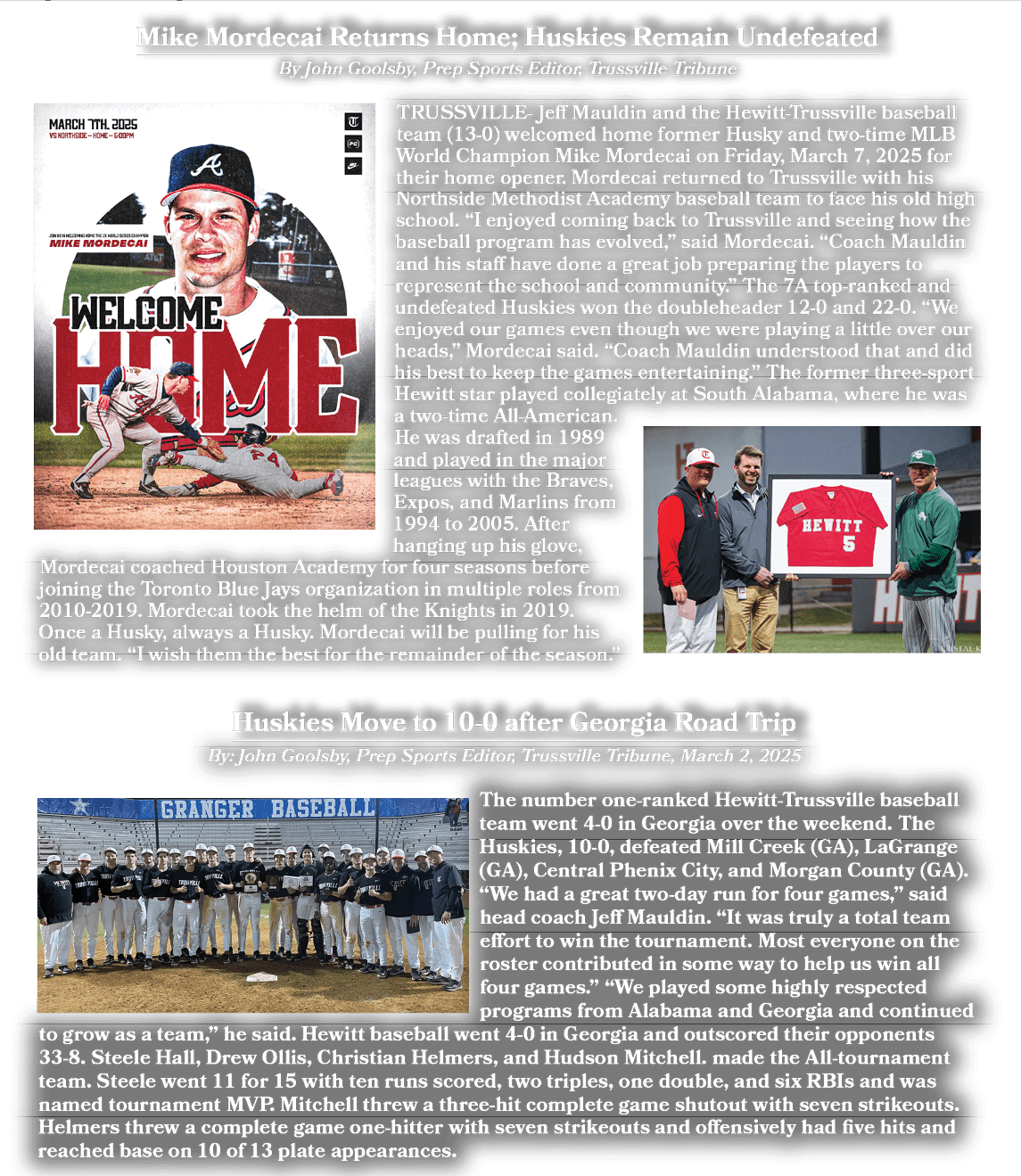 A flyer for a baseball game featuring a man in a red shirt and a man in a green shirt. AI generated content
