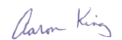 A blue signature on a white background. AI generated content