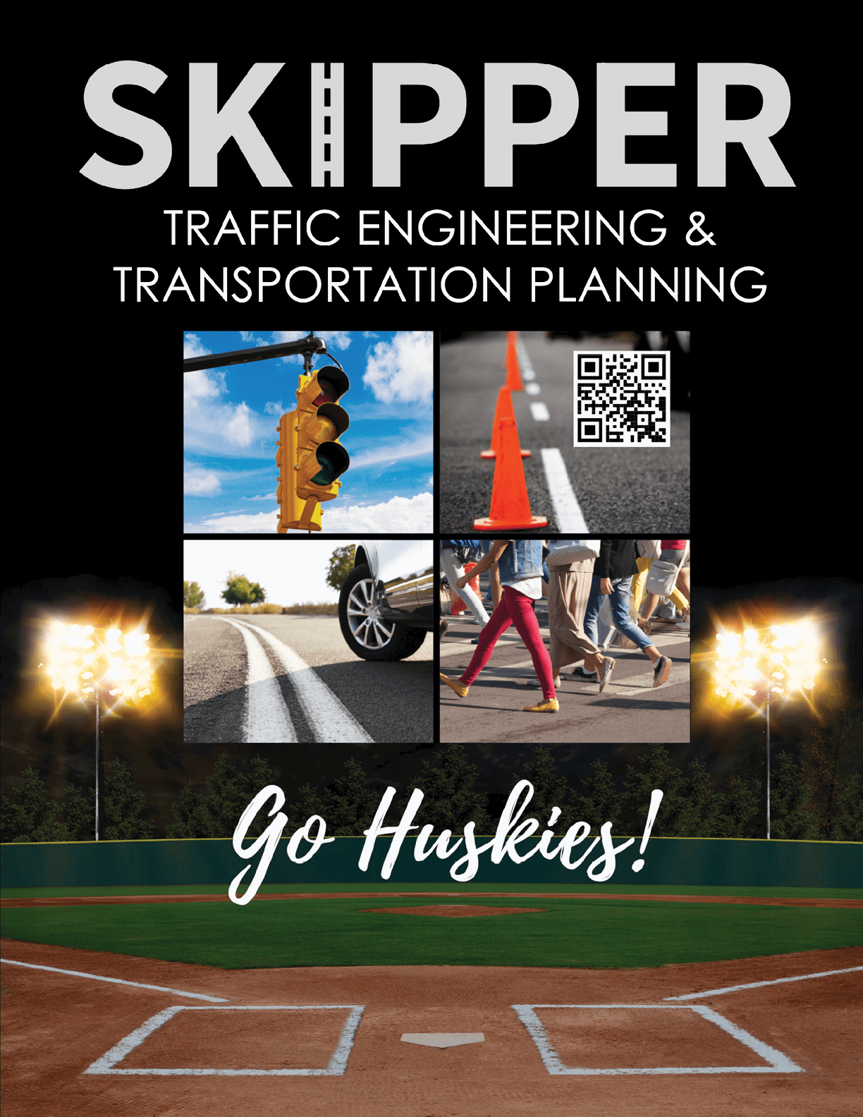A poster advertising traffic engineering and transportation planning. AI generated content