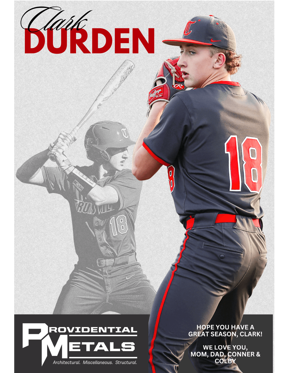 A baseball player wearing a black and red jersey with the number 18 on the back. AI generated content
