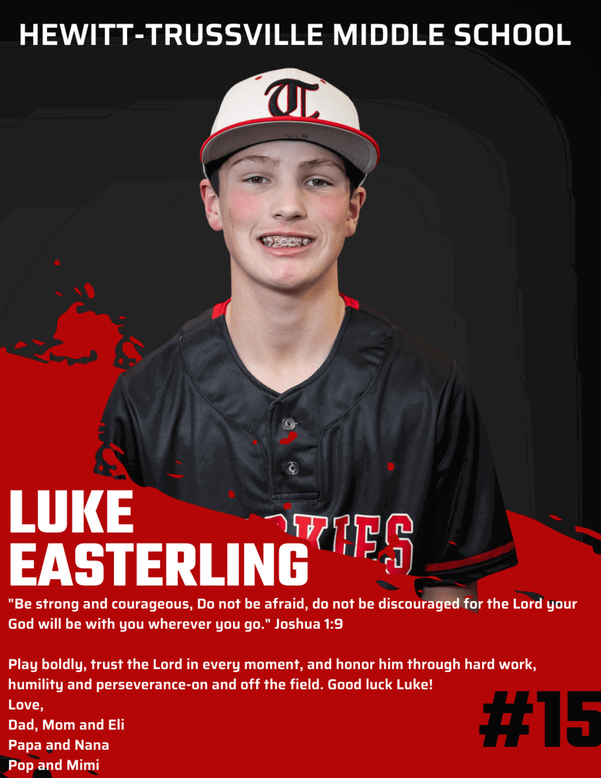 A boy wearing a baseball uniform is smiling for a picture. AI generated content