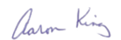 A blue signature on a white background. AI generated content
