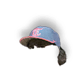 A man wearing a baseball cap with the letter C on it. AI generated content