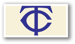 A blue and white T-shaped symbol. AI generated content