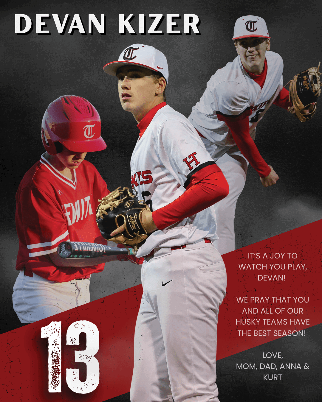 A baseball player in a red and white uniform is holding a bat. AI generated content