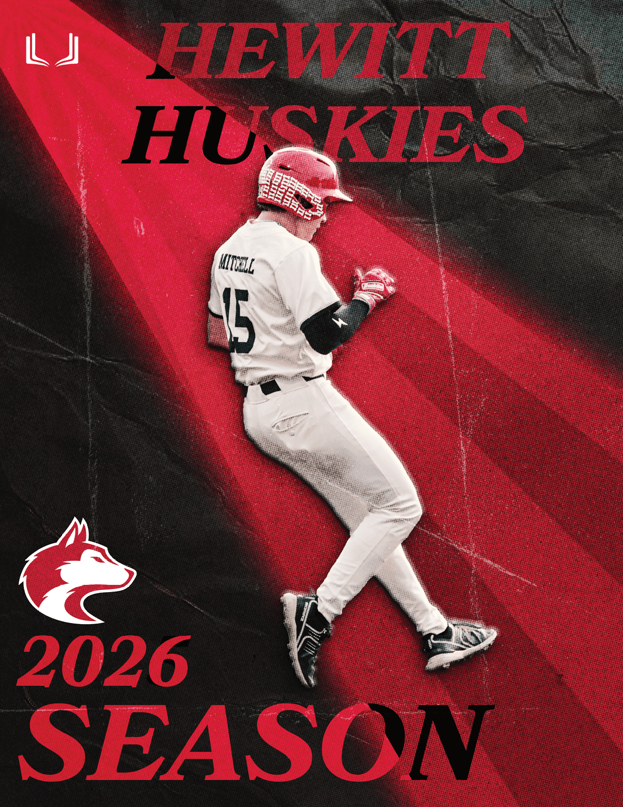 A baseball player in a white uniform with the number 15 on the back. AI generated content