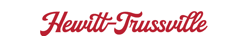 A white and red sign that says “Hewitt-Trussville". AI generated content