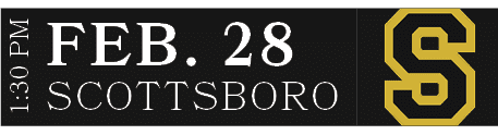 SCOTTSBORO,FEB. 28,1:30 P