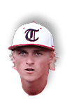 A man wearing a red shirt and a white baseball cap with a red T on it. AI generated content