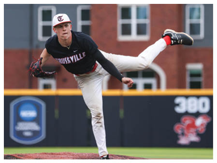 A baseball player in a black shirt and white pants is in the process of throwing a ball. AI generated content