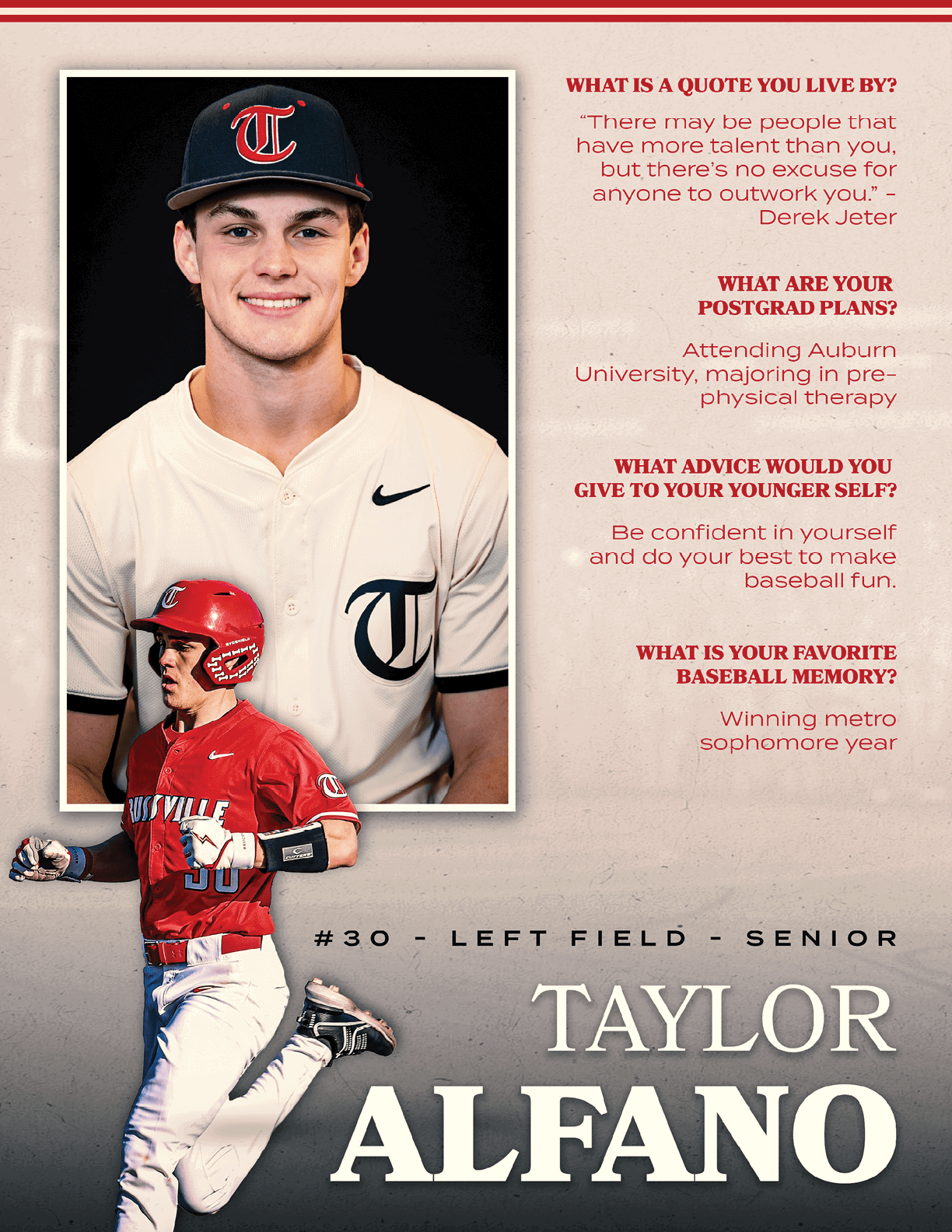 A baseball player wearing a red helmet and a white jersey. AI generated content