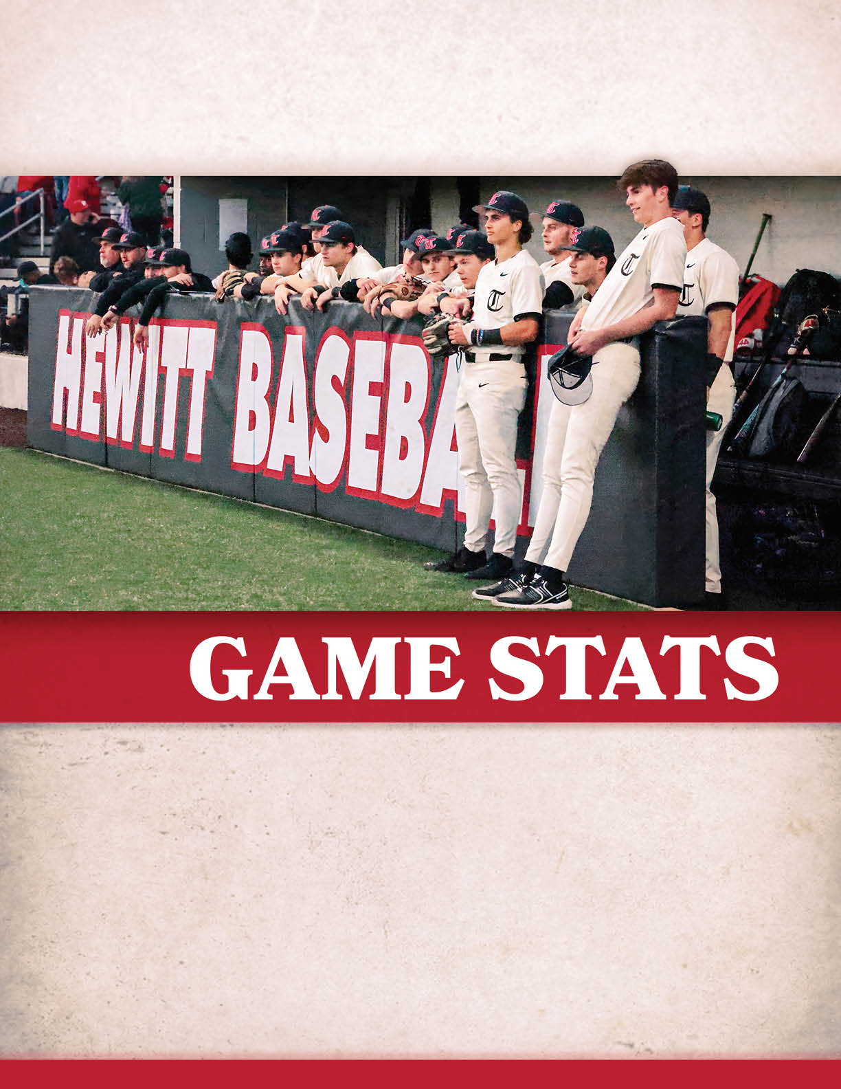 A baseball team is standing on the field, with some players holding baseball bats. AI generated content