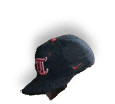 A man wearing a blue hat with a red T on it. AI generated content