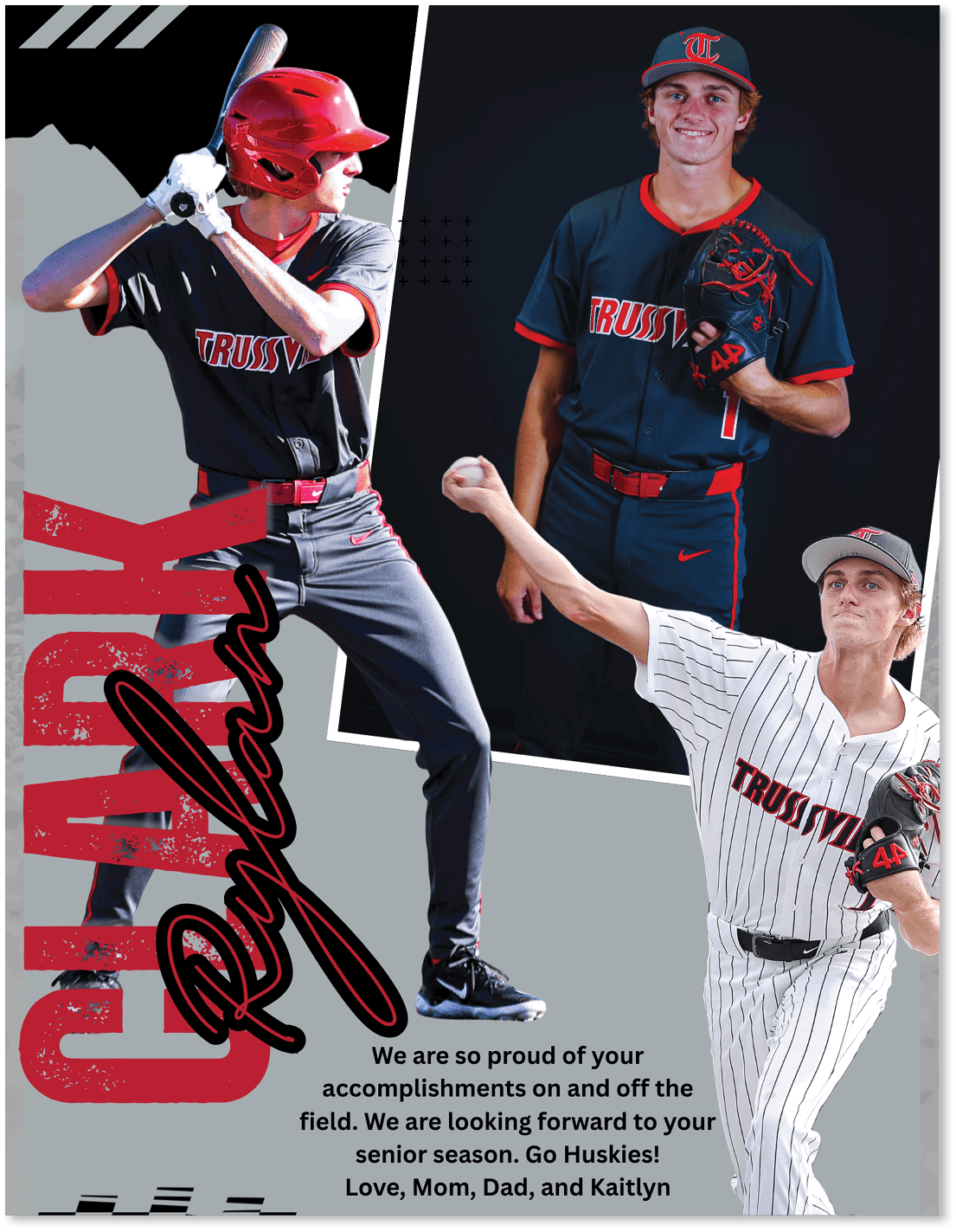 Baseball player wearing a black and red jersey. AI generated content