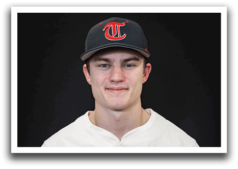 A young man wearing a baseball uniform with the number 4 on the back. AI generated content