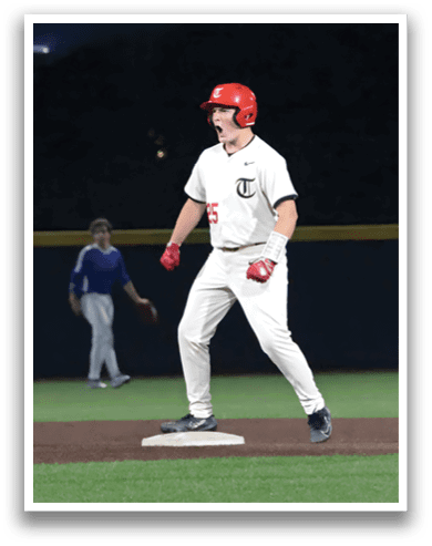 A baseball player is celebrating on the field. AI generated content