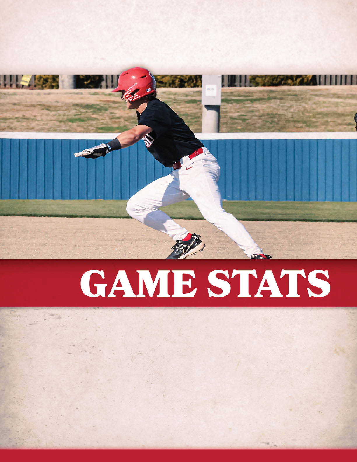 A baseball player running on the field wearing a red helmet. AI generated content