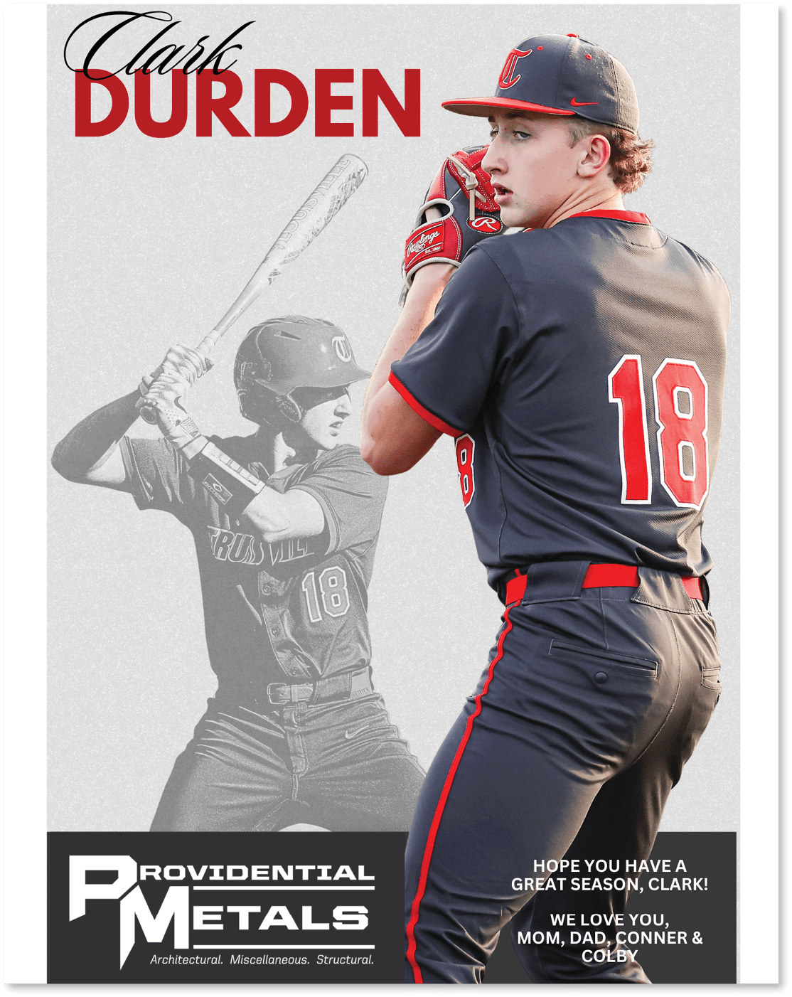 A baseball player wearing a black and red jersey with the number 18 on the back. AI generated content
