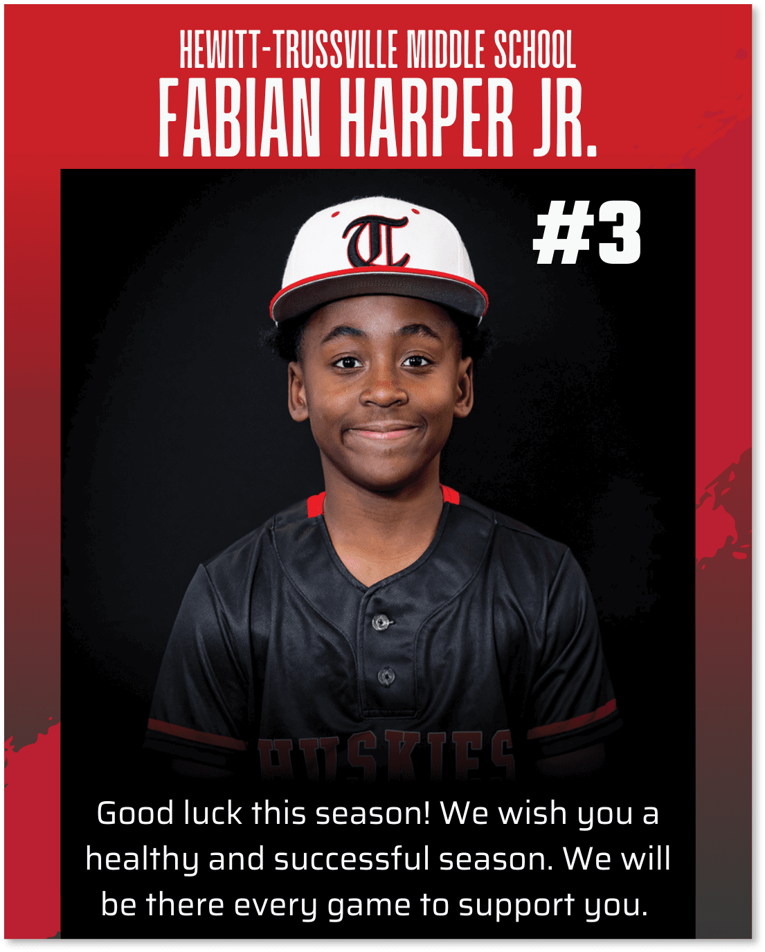 A young boy wearing a baseball uniform with the number 3 on the back. AI generated content