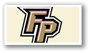 A logo for a school or organization with the letters FP in gold and black. AI generated content