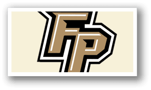 A logo for a school or organization with the letters FP in gold and black. AI generated content