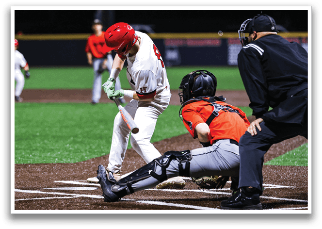 A baseball player is swinging a bat at a ball, while the catcher is ready to catch it. AI generated content