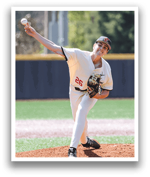 A baseball player in a white uniform is on the mound, preparing to throw a pitch. AI generated content