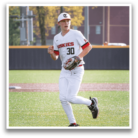 A baseball player in a white uniform is running on the field. AI generated content
