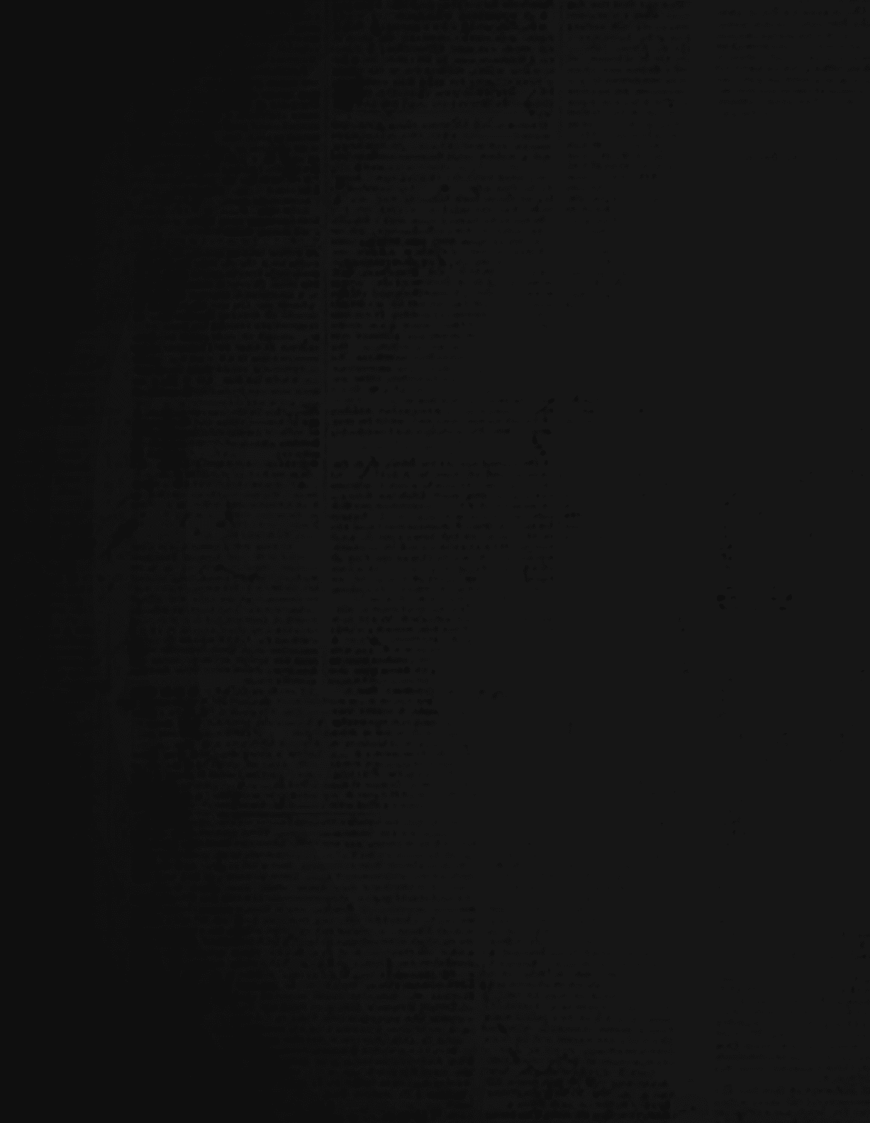 A black and white image of a newspaper. AI generated content