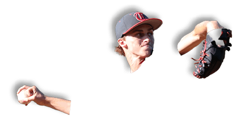 A baseball player in a black jersey is throwing a ball. AI generated content