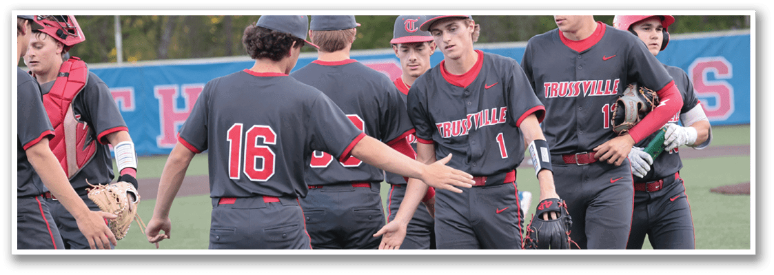 Baseball players wearing grey uniforms and red shoes standing on a field. AI generated content