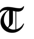 A black and white image of a large T. AI generated content