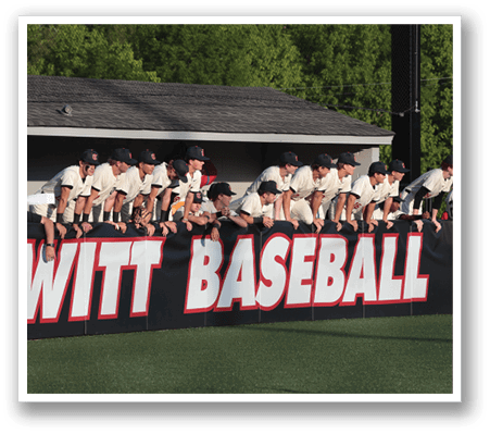 A group of baseball players are sitting on a bench, wearing their uniforms. AI generated content