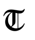 A black and white image of a large T. AI generated content