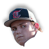 A man wearing a black and red baseball cap. AI generated content